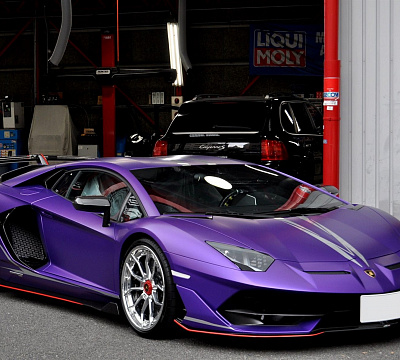 Фото дисков Anrky AN31 на Lamborghini Aventador