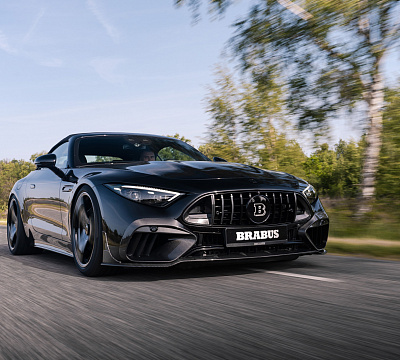 Фото дисков BRABUS Monoblock II Evo (Platinum Edition) на Mercedes-Benz SL (R232)
