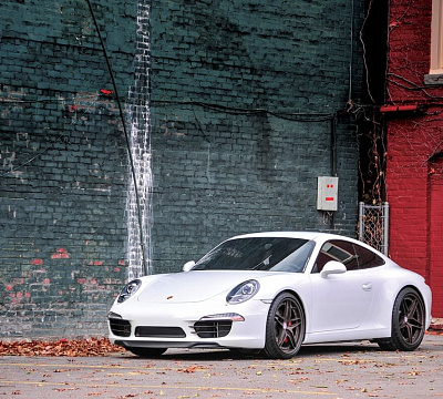 Фото дисков HRE S107 на Porsche 911 VII