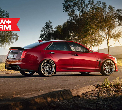 Фото дисков HRE FF04 на Cadillac CTS III