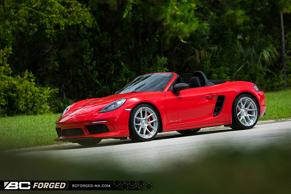Фото дисков BC Forged HCA381 Глянцевый лак на Porsche Boxster III