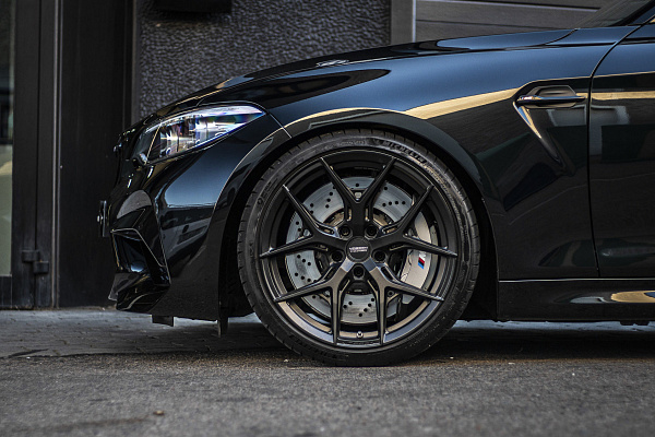 Фото дисков Vossen HF-5 Черный сатин на BMW 2/M2 (F22/F87)