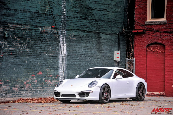 Фото дисков HRE S107 Сатиновая темная бронза на Porsche 911 VII