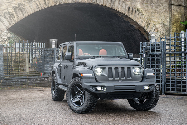 Фото дисков Kahn Mondial Heavy Duty RS Черный матовый на Jeep Wrangler IV (JL)