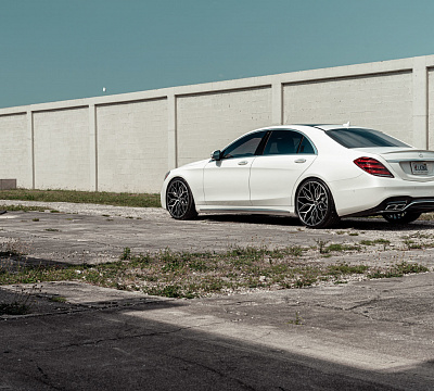 Фото дисков Vossen HF-2 на Mercedes-Benz S-Class (W222, C217)