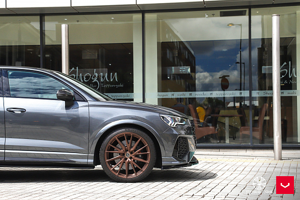 Фото дисков Vossen HF-4T Сатиновая бронза на Audi Q3 (F3)
