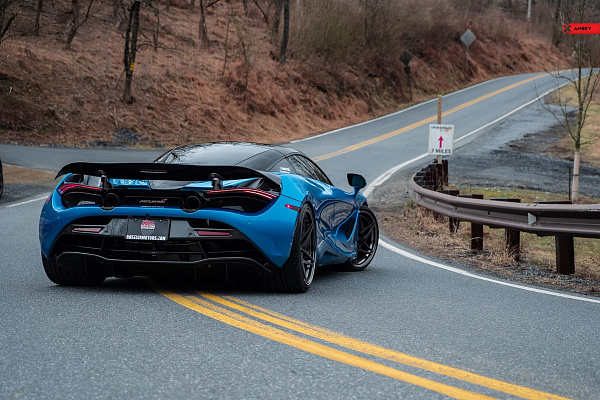 Фото дисков Anrky S3-X3 Черный сатин на McLaren 720S