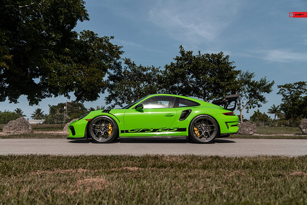 Фото дисков Anrky S1-X4 Глянцевый темный лак на Porsche 911 VII