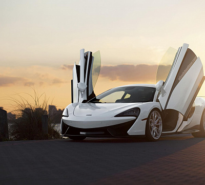Фото дисков HRE P201 на McLaren 570S