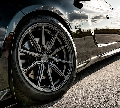 Фото дисков Vossen HF-3 на Dodge Charger VII