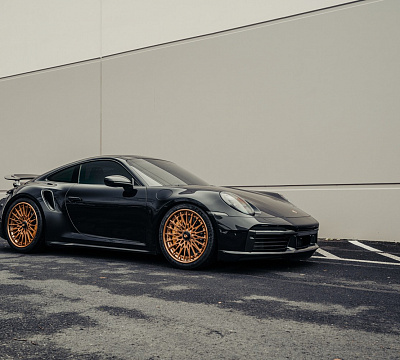 Фото дисков Brixton Forged HS1 на Porsche 911 VIII