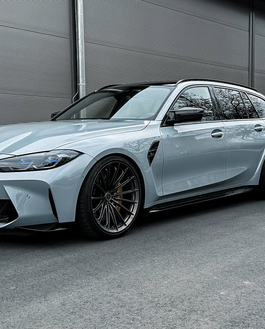 Фото дисков PF15 R / RS Сатиновый темный лак на BMW 3/M3 (G2x/G80)