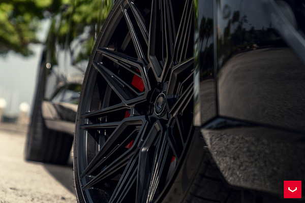 Фото дисков Vossen HF-7 Черный сатин на BMW XM