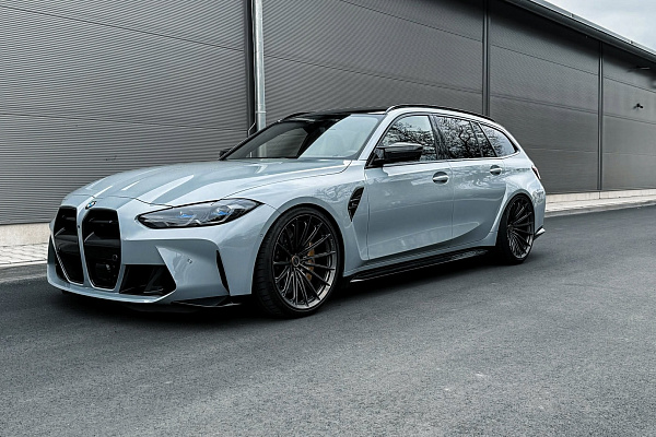 Фото дисков Brixton Forged PF15 R / RS Сатиновый темный лак на BMW 3/M3 (G2x/G80)