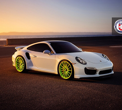 Фото дисков HRE P103 на Porsche 911 VII
