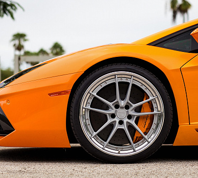 Фото дисков Anrky AN34 на Lamborghini Aventador
