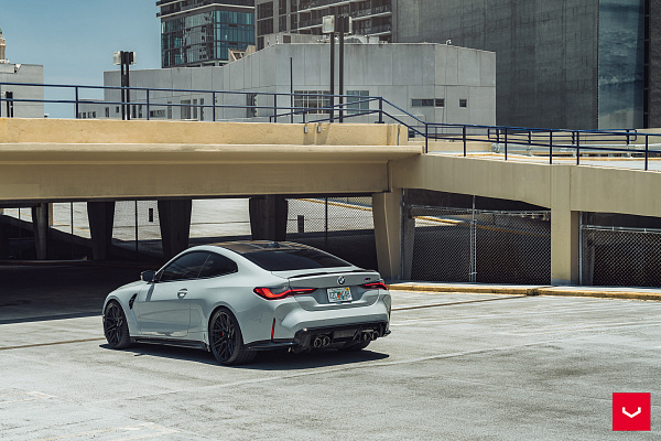 Фото дисков Vossen HF-7 Черный сатин на BMW 4/M4 (G22/G82)