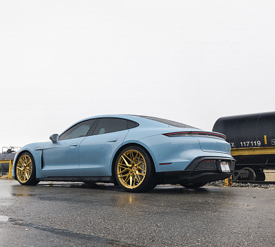 Фото дисков Vossen EVO-5 на Porsche Taycan I