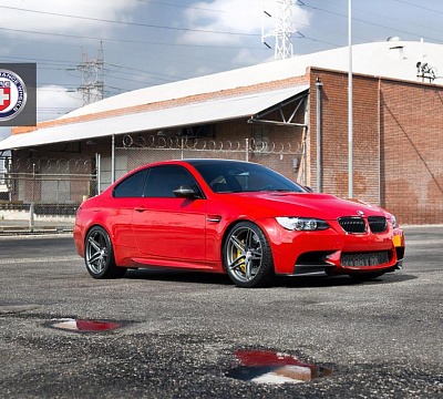 Фото дисков HRE P107 на BMW 3/M3 (F3x/F80)