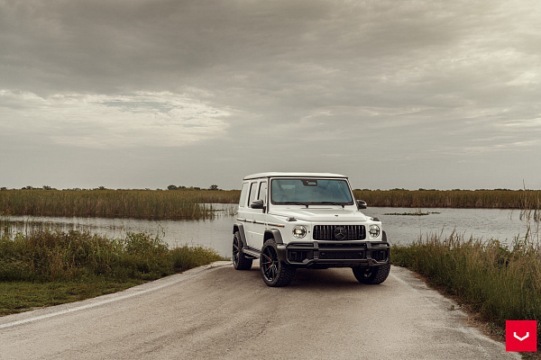 Фото дисков Vossen HFX-2 (5-Lug) Черный глянец на Mercedes-Benz G-Class III