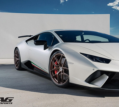 Фото дисков HRE R101 Lightweight на Lamborghini Huracan