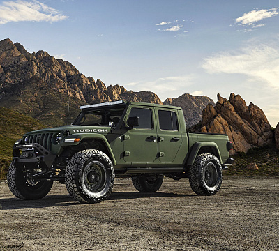 Фото дисков Black Rhino ABRAMS на Jeep Gladiator II (JT)