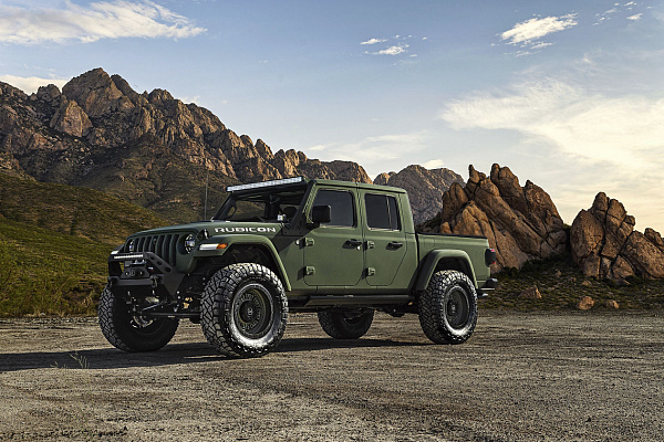 Фото дисков Black Rhino ABRAMS  на Jeep Gladiator II (JT)