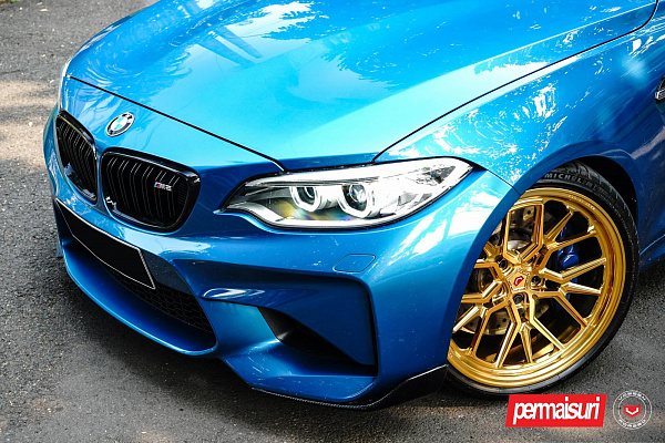Фото дисков Vossen ML-X3 Глянцевое золото на BMW 2/M2 (F22/F87)