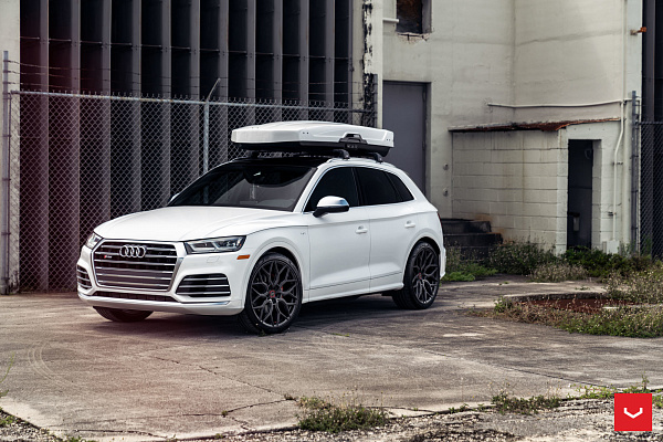 Фото дисков Vossen HF-2 Сатиновый графит на Audi Q5 (FY)