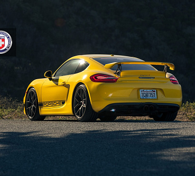 Фото дисков HRE P101 на Porsche Cayman II
