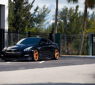 Фото дисков Vossen CG-202 на Nissan GT-R