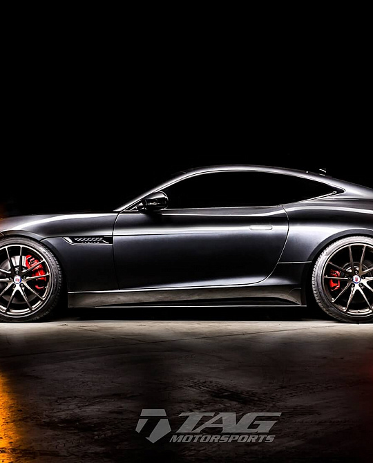 Фото дисков P104 Сатиновая бронза на Jaguar F-Type