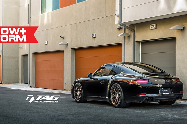 Фото дисков HRE FF01 Сатиновое темное золото на Porsche 911 VII