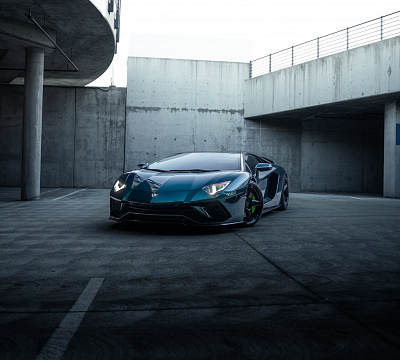 Фото дисков Brixton Forged TR05 на Lamborghini Aventador