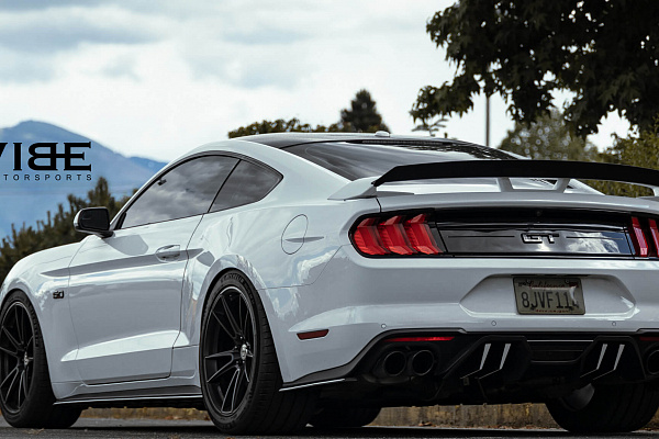 Фото дисков HRE FF04 Черный сатин на Ford Mustang VI