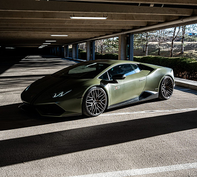 Фото дисков Brixton Forged VL4 на Lamborghini Huracan