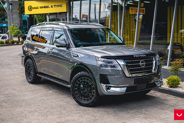Фото дисков Vossen HFX-1 (6-Lug) Черный глянец на Nissan Patrol VII