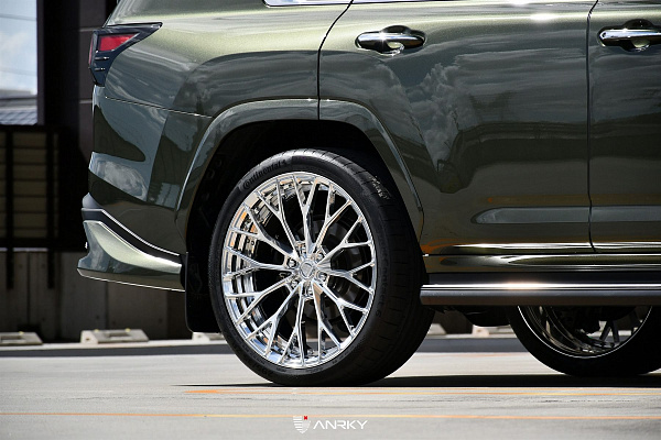 Фото дисков Anrky AN20 Полированный лак на Lexus LX III