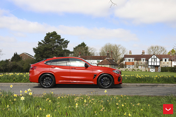 Фото дисков Vossen HF-4T Черный глянец на BMW X4/X4 M (G02/F98)