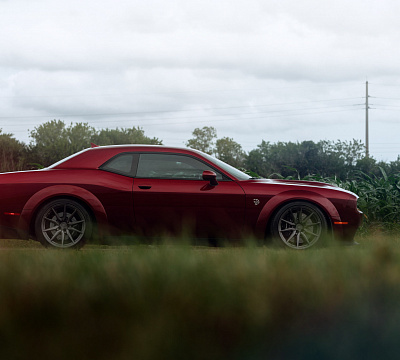 Фото дисков Vossen HF-3 на Dodge Challenger III
