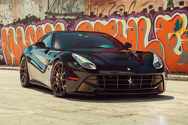 Фото дисков Vossen EVO-2R Глянцевая темная бронза на Ferrari F12