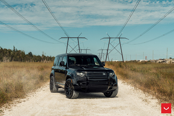 Фото дисков Vossen HF-3 Алмазная проточка на Land Rover Defender II