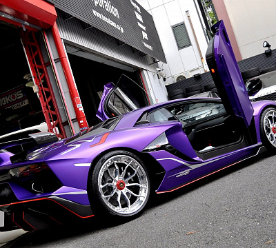 Фото дисков Anrky AN31 на Lamborghini Aventador