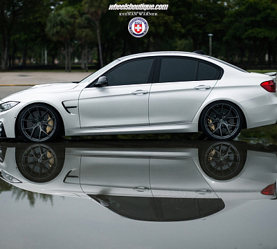 Фото дисков HRE P101 на BMW 3/M3 (F3x/F80)