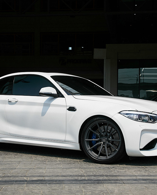 Фото дисков M-X2 Сатиновый графит на BMW 2/M2 (F22/F87)