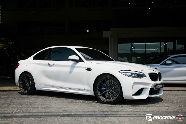 Фото дисков Vossen M-X2 Сатиновый графит на BMW 2/M2 (F22/F87)