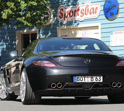 Фото дисков BRABUS Monoblock F (Platinum Edition) на Mercedes-Benz SLS AMG