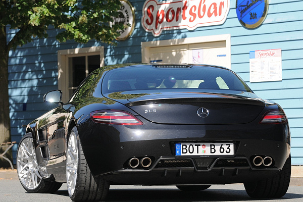 Фото дисков BRABUS Monoblock F (Platinum Edition) Сатиновый лак на Mercedes-Benz SLS AMG