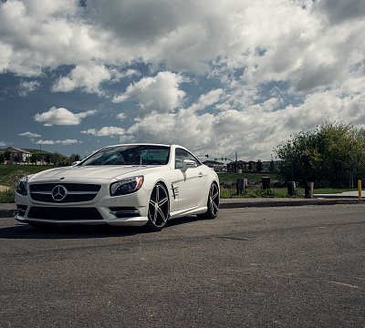 Фото дисков Vossen CV5 на Mercedes-Benz SL (R231)