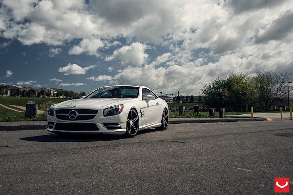 Фото дисков Vossen CV5 Алмазная проточка на Mercedes-Benz SL (R231)